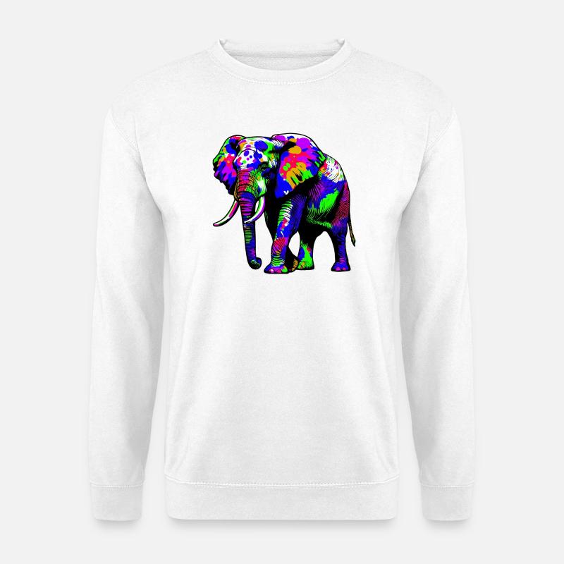 Elephant - Unisex Sweatshirt - white