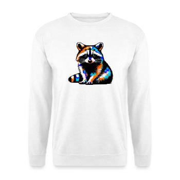 Raccoon - Unisex Sweatshirt - white - Front