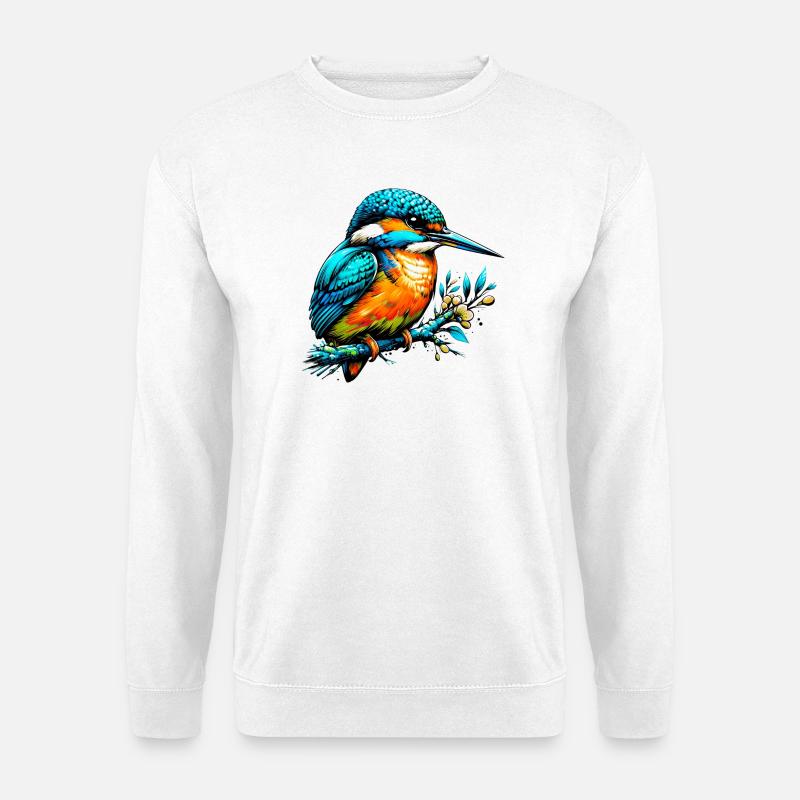 Eisvogel - Unisex Pullover - Weiß