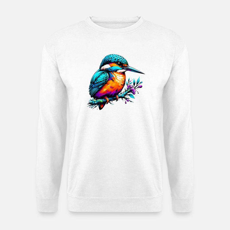 Eisvogel - Unisex Pullover - Weiß