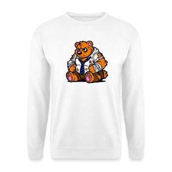 Office Bear - Unisex Sweatshirt - white - Front
