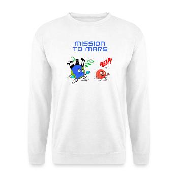 Mission to Mars - Sweat-shirt Unisexe - blanc - Devant