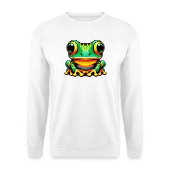 Grenouille - Sweat-shirt Unisexe - blanc - Devant