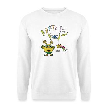 Birthday Boy Geburtstag - Unisex Pullover - Weiß - Vorne