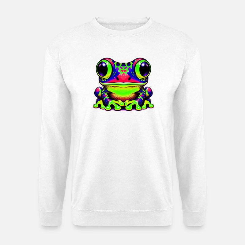 Frosch - Unisex Pullover - Weiß