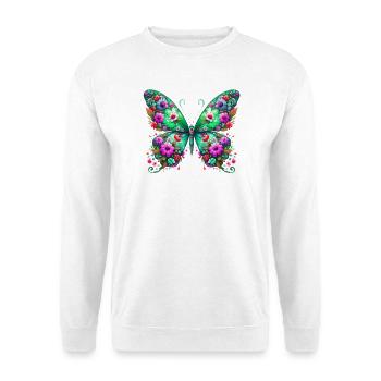 Butterfly - Unisex Sweatshirt - white - Front