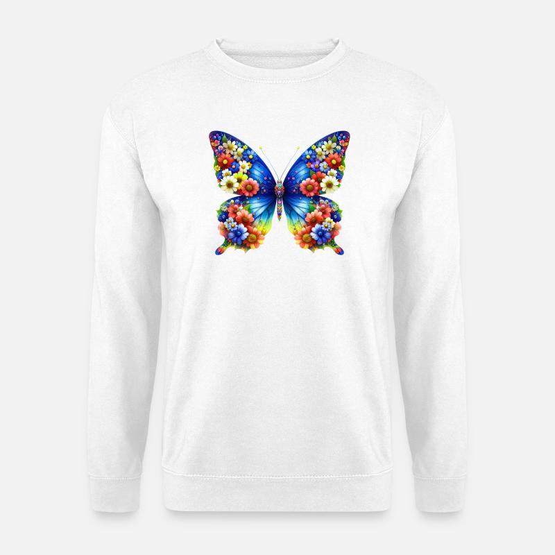 Butterfly - Unisex Sweatshirt - white