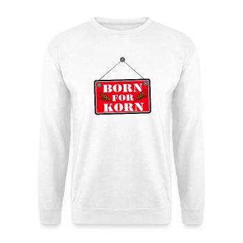 Grain , Party , Wheat Grain ,Grain Party Born (25) - Unisex Sweatshirt - white - Front