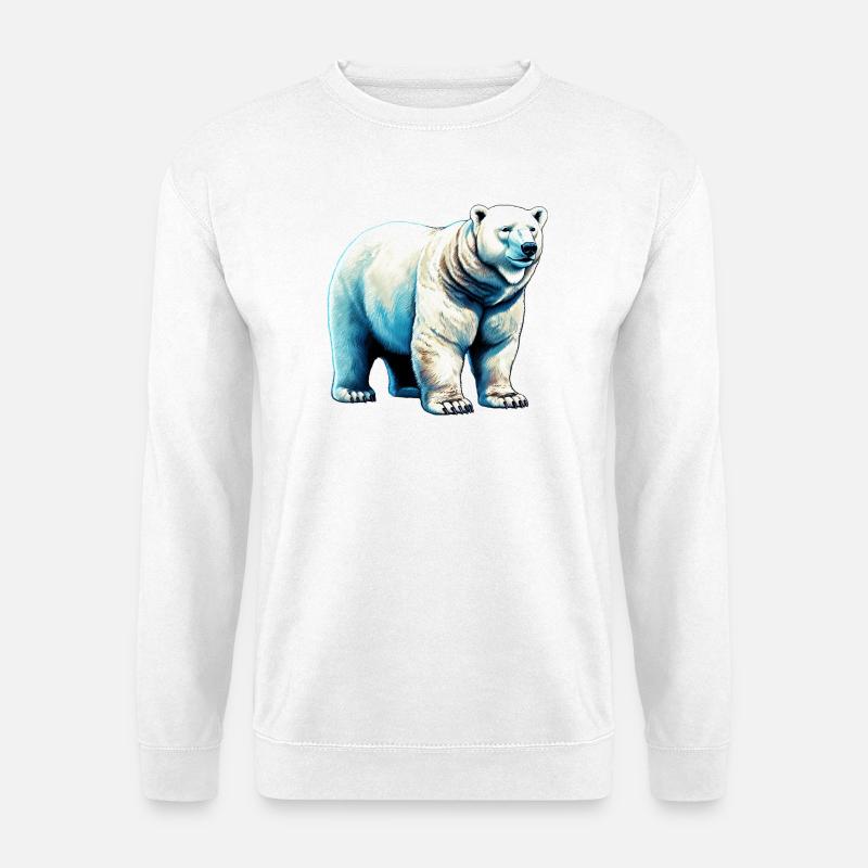 Weißer Eisbär - Unisex Pullover - Weiß