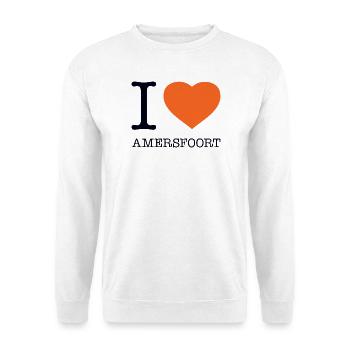 I LOVE AMERSFOORT - Unisex Pullover - Weiß - Vorne