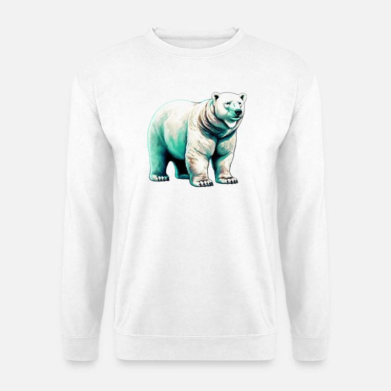Weißer Eisbär - Unisex Pullover - Weiß