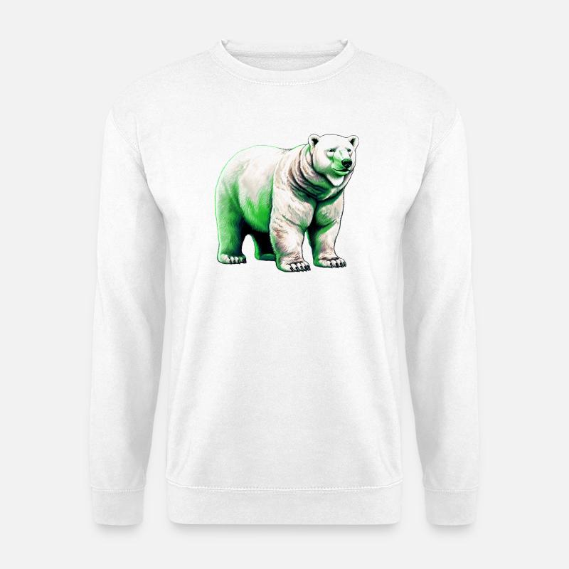 Weißer Eisbär - Unisex Pullover - Weiß