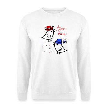 da simmer dabei, Karneval - Unisex Pullover - Weiß - Vorne