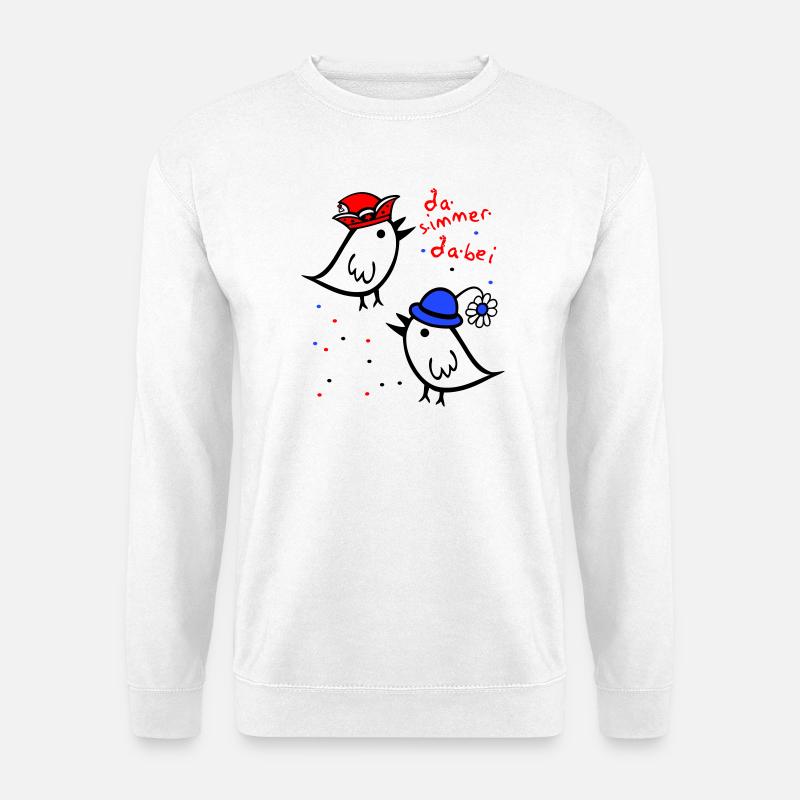 da simmer dabei, Karneval - Unisex Pullover - Weiß