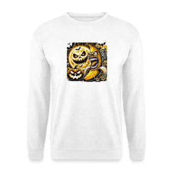 Spooky Halloween Banana - Unisex Sweatshirt - white - Front