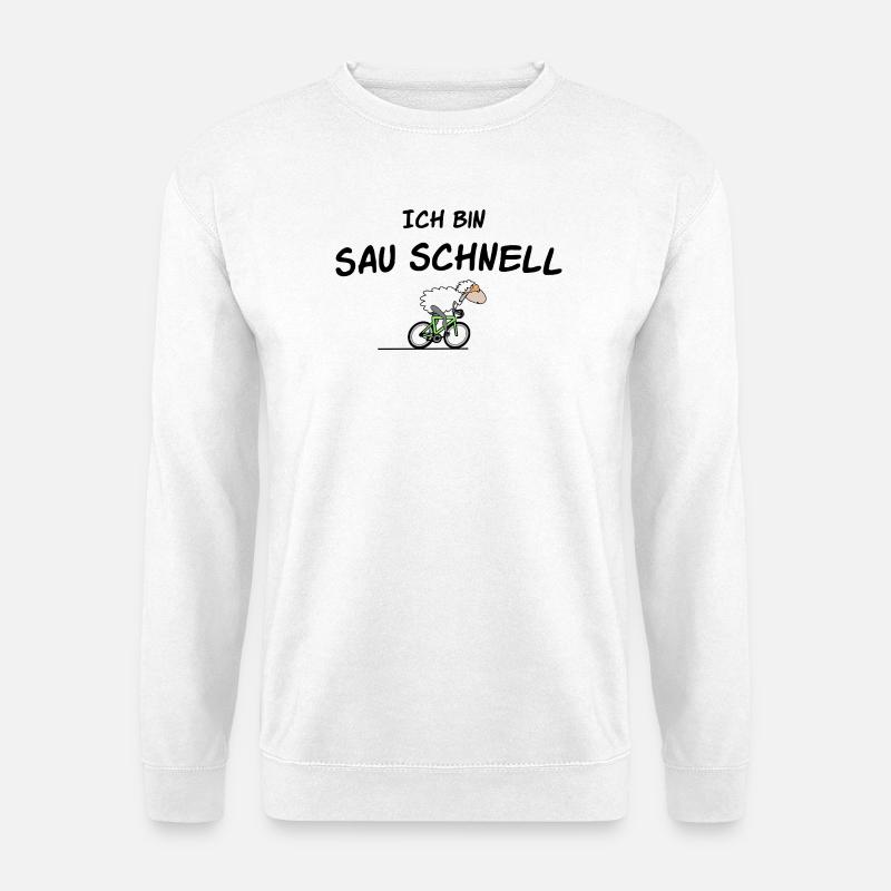 Radsport Schaf - Unisex Pullover - Weiß