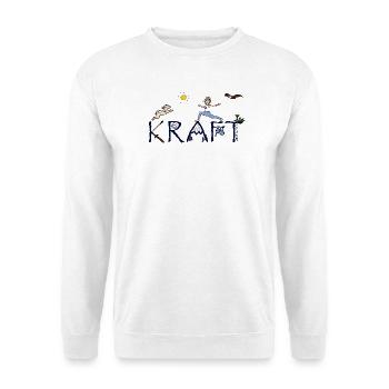 Bliss and Paw - Kraft - Unisex Pullover - Weiß - Vorne