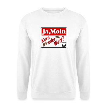 grain , party , wheat grain ,Yes moin grain or watt - Unisex Sweatshirt - white - Front