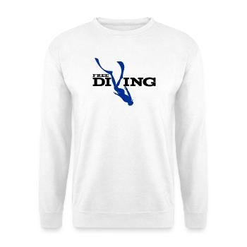 AquaDive Silhouette - Unisex Pullover - Weiß - Vorne
