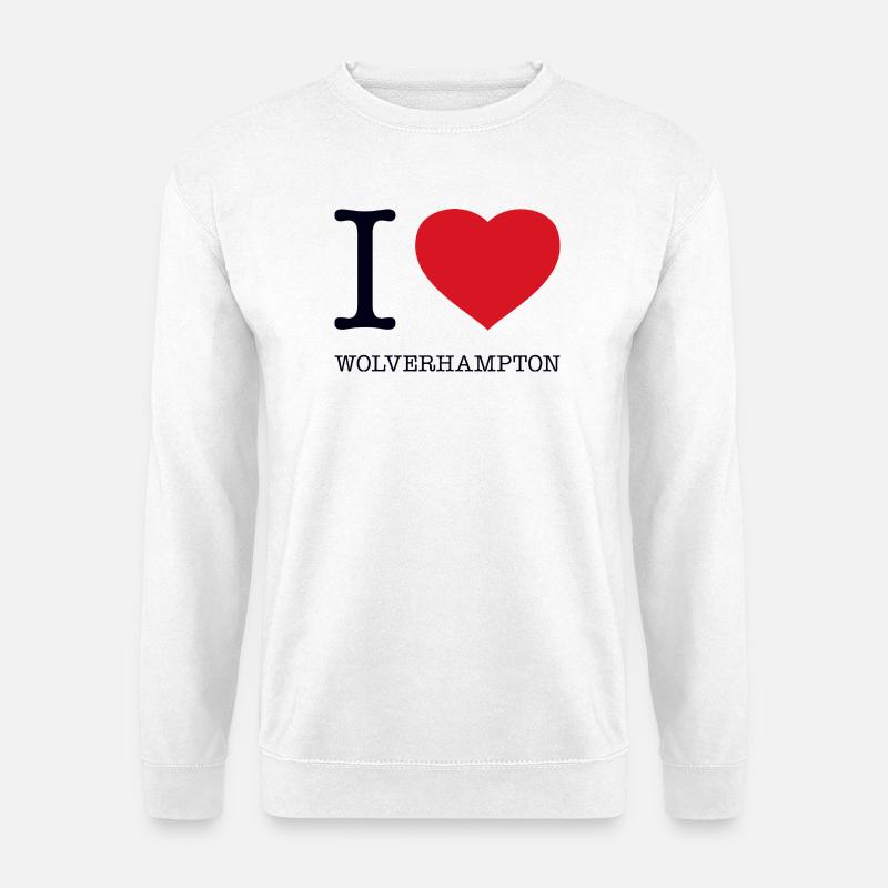 I LOVE WOLVERHAMPTON - Unisex Sweatshirt - white