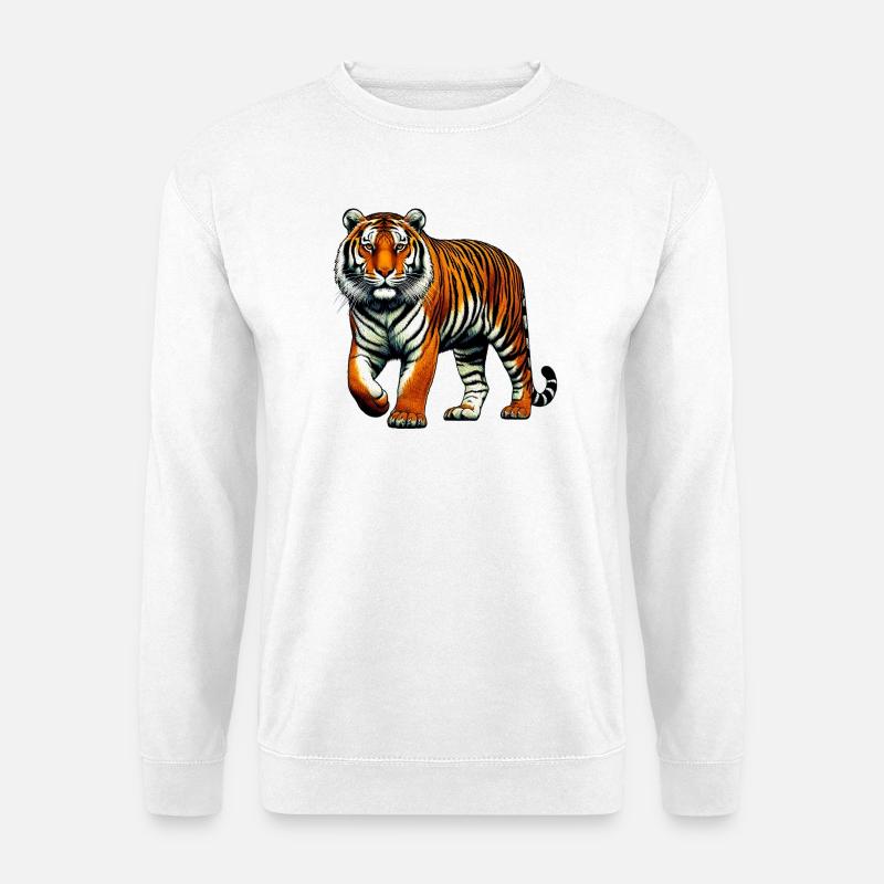 Tiger - Unisex Pullover - Weiß