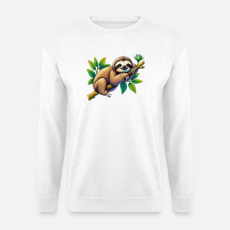 Sloth - Unisex Sweatshirt - white