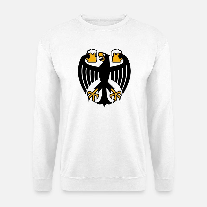 Germany Beer Federal Eagle - Unisex Sweatshirt - white