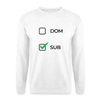Unter-Auswahl - Unisex Pullover - Weiß - Vorne