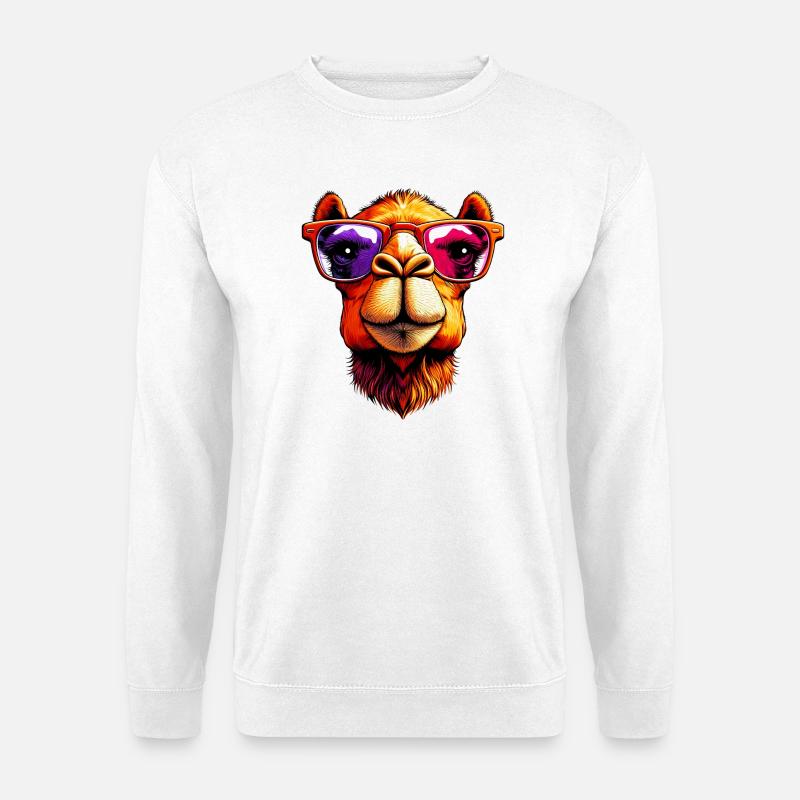 Camel - Unisex Sweatshirt - white