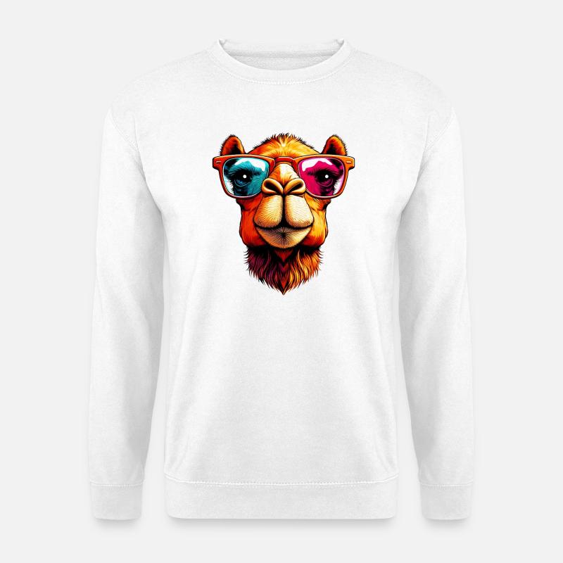 Camel - Unisex Sweatshirt - white
