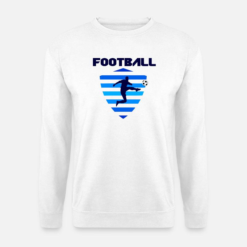 Fußball - Unisex Pullover - Weiß