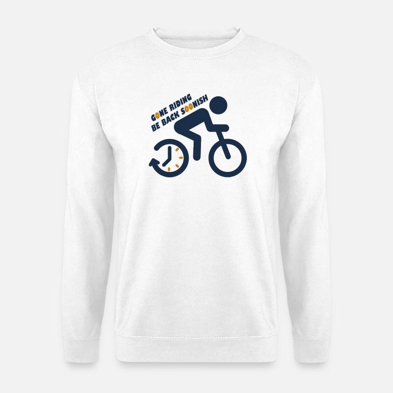 Motivierende Radsport Botschaft - Unisex Pullover - Weiß