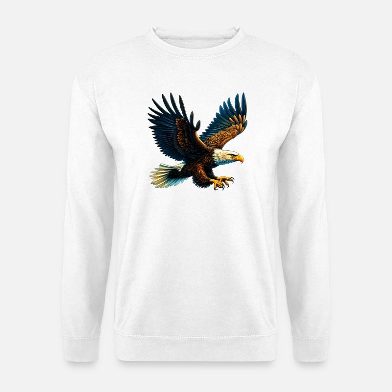 Adler - Unisex Pullover - Weiß