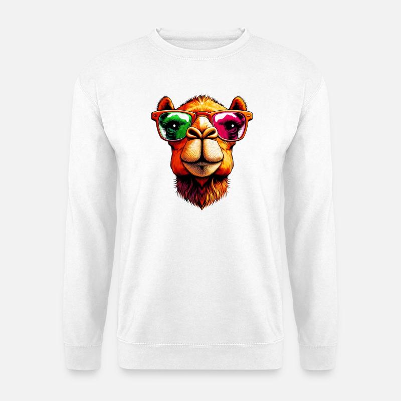 Camel - Unisex Sweatshirt - white