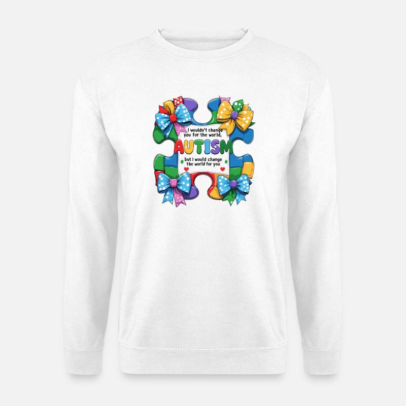 Autismus Eltern - Unisex Pullover - Weiß