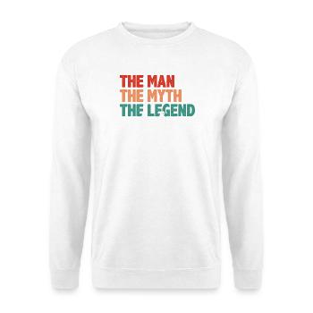 Dad - The Man, The Myth, The Legend - Unisex Sweatshirt - white - Front