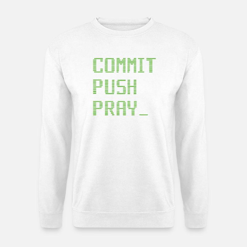 Software Developer Entwickler Geek Shirt - Unisex Sweatshirt - white