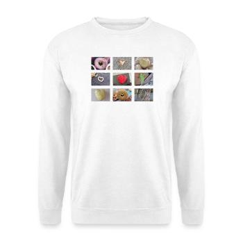 Love ist everywhere. - Unisex Pullover - Weiß - Vorne