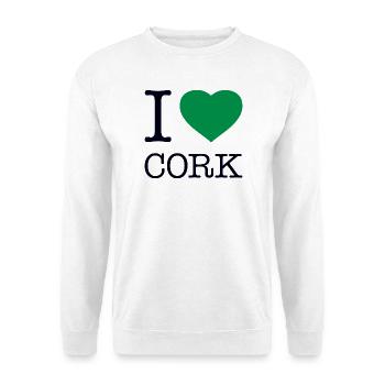 I LOVE CORK - Unisex Sweatshirt - white - Front