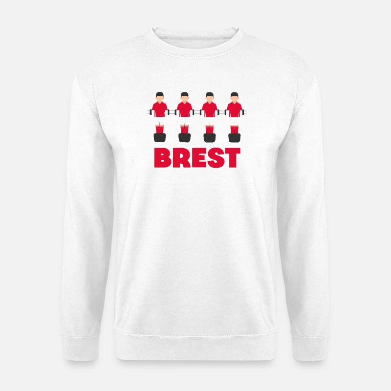 Brest - Unisex Pullover - Weiß