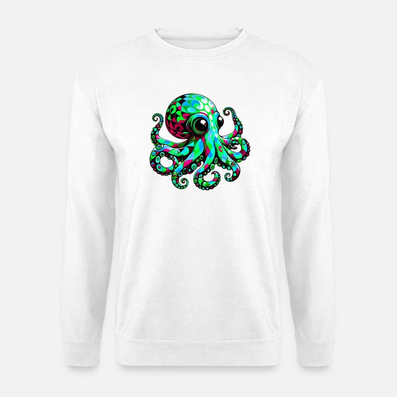 Octopus - Unisex Sweatshirt - white