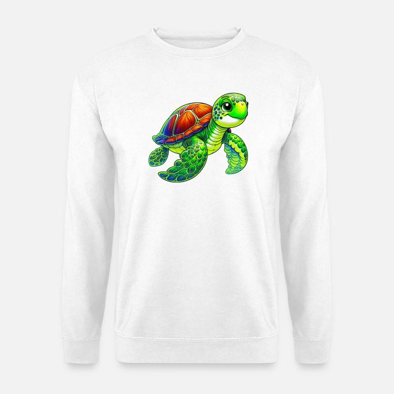 Turtle - Unisex Sweatshirt - white