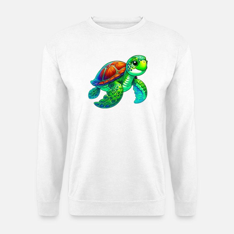 Turtle - Unisex Sweatshirt - white