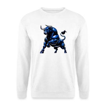 Taureau - Sweat-shirt Unisexe - blanc - Devant