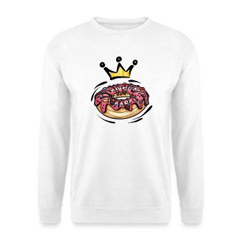 Donut Crown Candy Colorful - Unisex Sweatshirt - white - Front