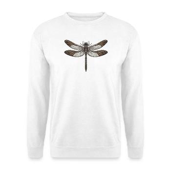 Libelle - Unisex Pullover - Weiß - Vorne