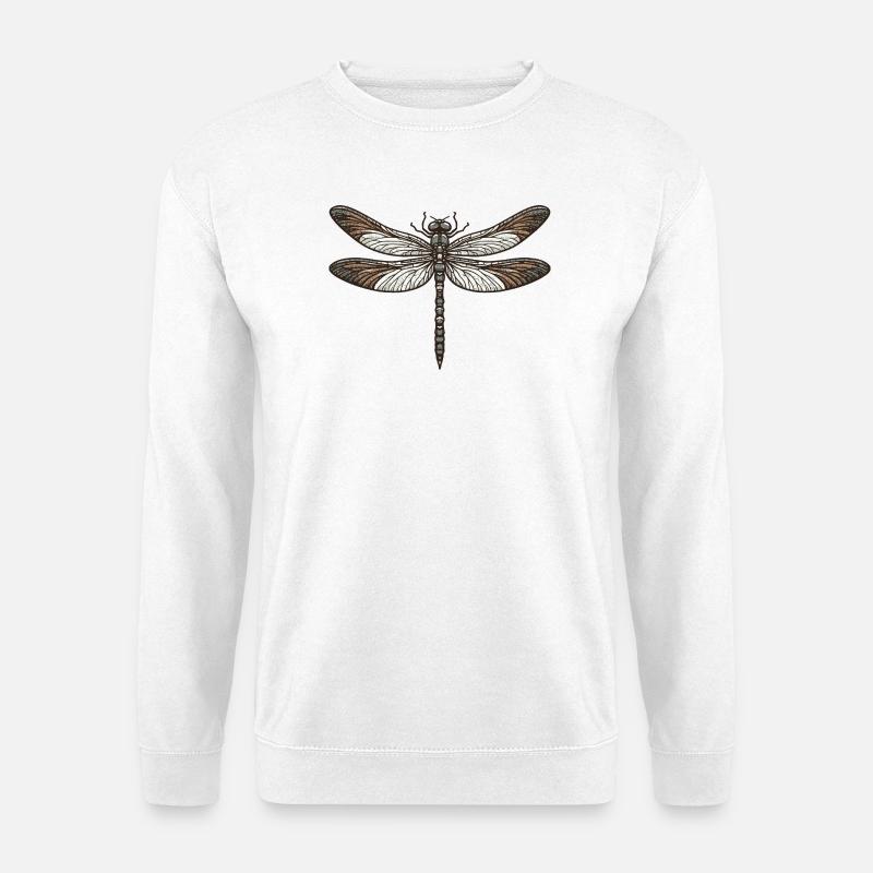 Libelle - Unisex Pullover - Weiß