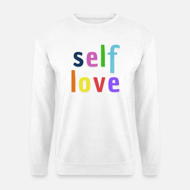 self love - Unisex Pullover - Weiß