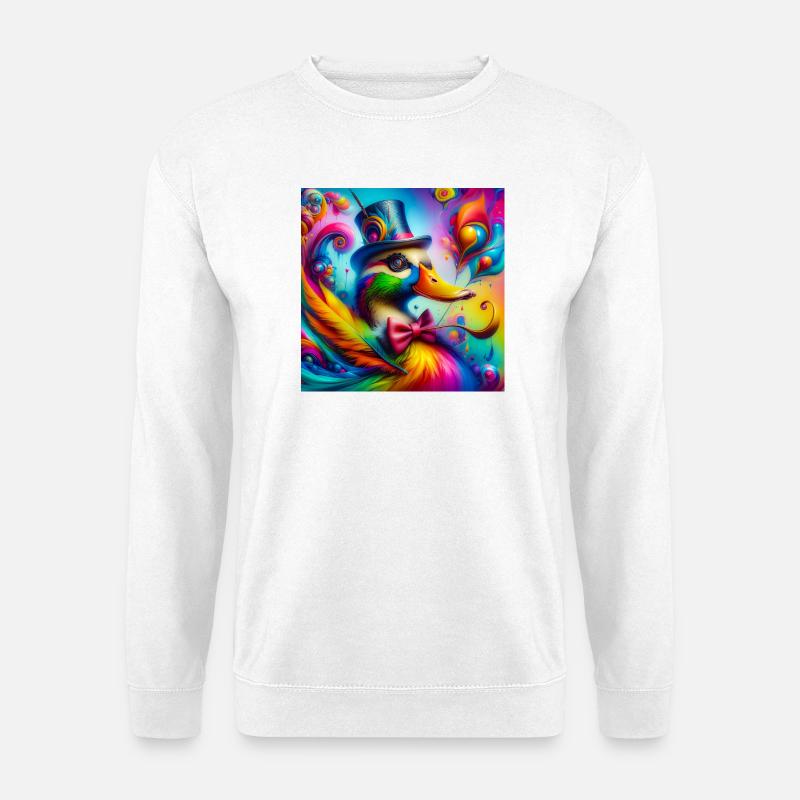 Ente - Unisex Pullover - Weiß