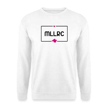 Mallorca "MLLRC" mit Herz und Landkarte - Unisex Pullover - Weiß - Vorne